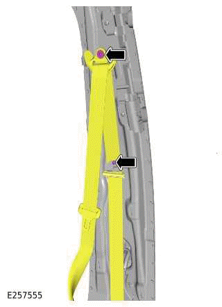 Front Row Seatbelt Retractor - 110